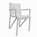 Nordic plastic chair wholesale living room dining chair sedentary armrest back chair restaurant stacking stool dining table and chair