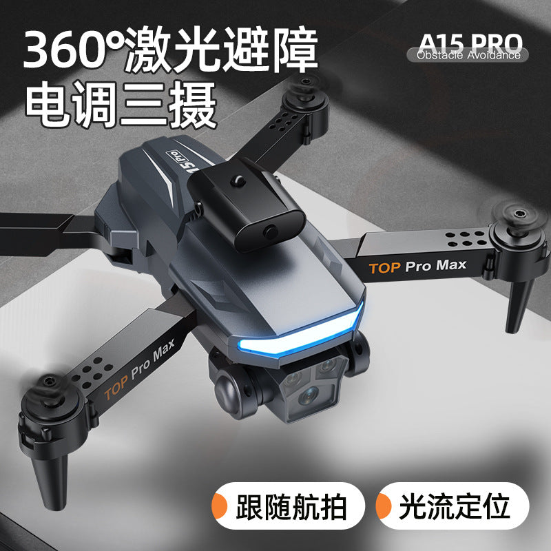 A15 pro drone 8k hd aerial photography long-endurance quadcopter kids' toy remote control aircraft wholesale