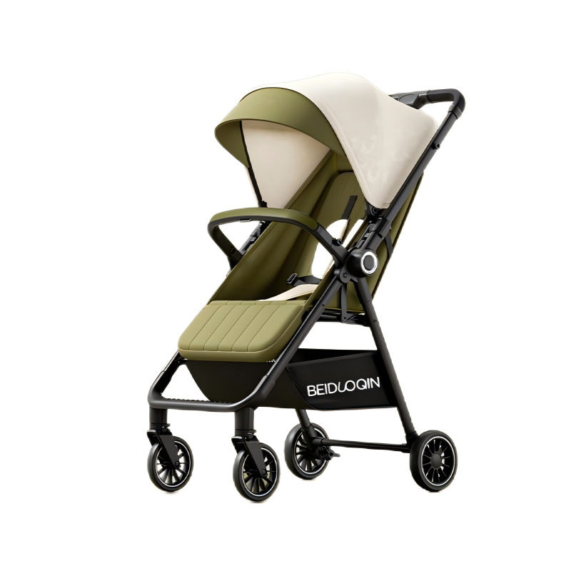 Baby stroller one-click closing baby stroller can sit or lie down portable kids walking baby handy gadget factory direct sales
