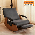 Scandinavian style casual chair rocking chair balcony plaid lazy sofa chair single courtyard living room bedroom nap chair
