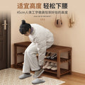 Shoe cabinet and shoe rack all-in-one shoe changing stool can be used at the door entrance multi-layer bamboo storage rack entrance rack shoe changing stool