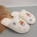 Cute capybara slippers for kids and adults - fluffy, flat, cartoon-style cotton slippers for indoor and outdoor use, keeping you warm and cozy