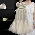 Girls' sequin princess dress - new summer  collection - kids' formal gown, stylish summer dress, girls' vest dress