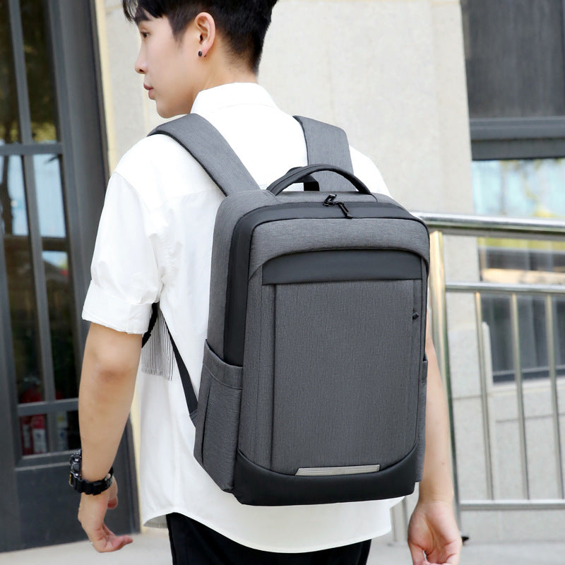 Backpack Men's Business Computer Backpack Large Capacity USB Charging Lightweight Travel Backpack Printable Logo