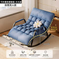 Rocking chair double recliner for home lazy chair plaid reclining living room rocking chair popular casual adult sofa chair