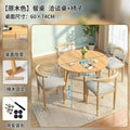 Nordic round table coffee table dining table and chairs set - perfect for home dining, meetings, balcony relaxation, and coffee breaks
