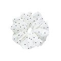 French polka dot large intestine hair tie for women, ball head tie, high elasticity, no damage to hair, rubber band elegant hair rope headwear