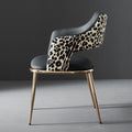 Luxury dining chair - modern minimalist casual study makeup stool - designer high-end villa italian restaurant chair