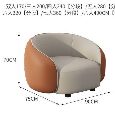 Minimalist hotel lobby, grand hall, vip lounge, reception area, sales & negotiation lounge, living room curved leather sofa