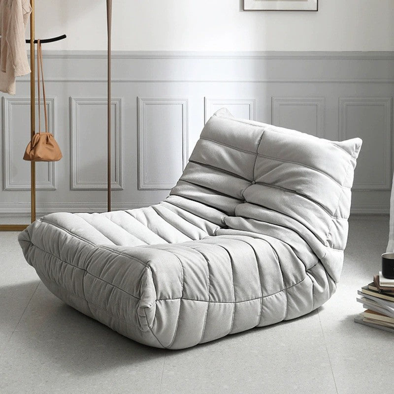 Scandinavian modern lazy sofa small apartment living room popularcasual caterpillar floor-to-ceiling tatami single lounge chair