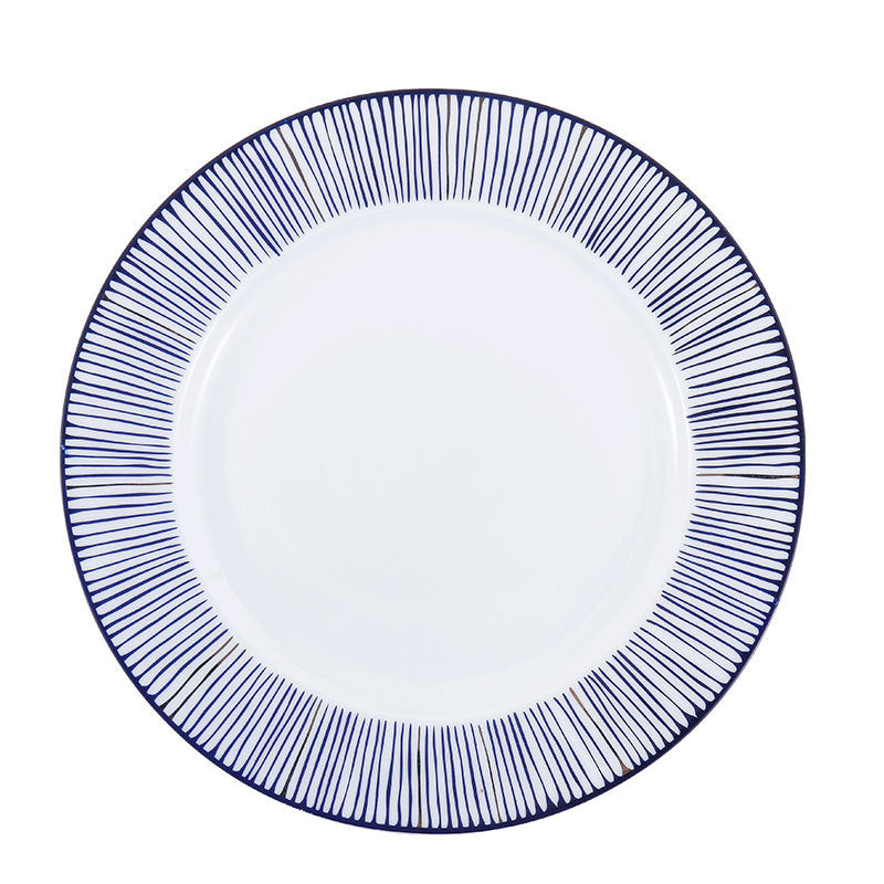 Ceramic tableware display set for showroom: nordic style dinnerware, plates, and western steak plate set