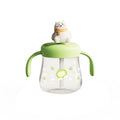 Factory direct supply supports logo personalized bearkids water cup tritan material infant leak-proof straw cup