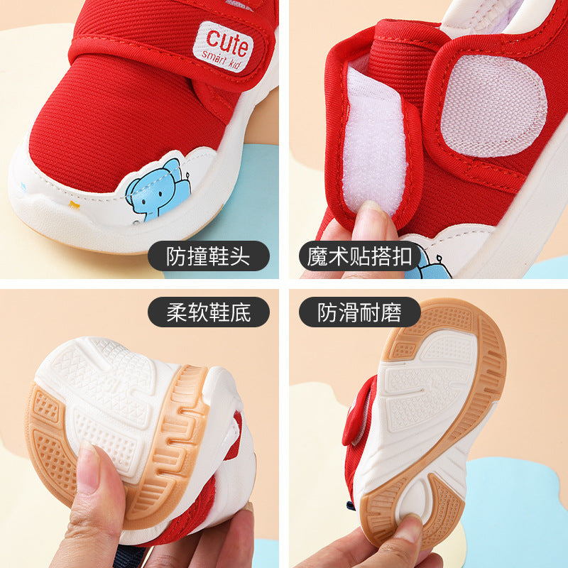 Baby spring/autumn shoes, newborn infant shoes,  new walking shoes, baby shoes, one-year-old boy and girl infant cloth shoes