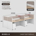 4 people (2.4* 1.2m ) + movable cabinet
