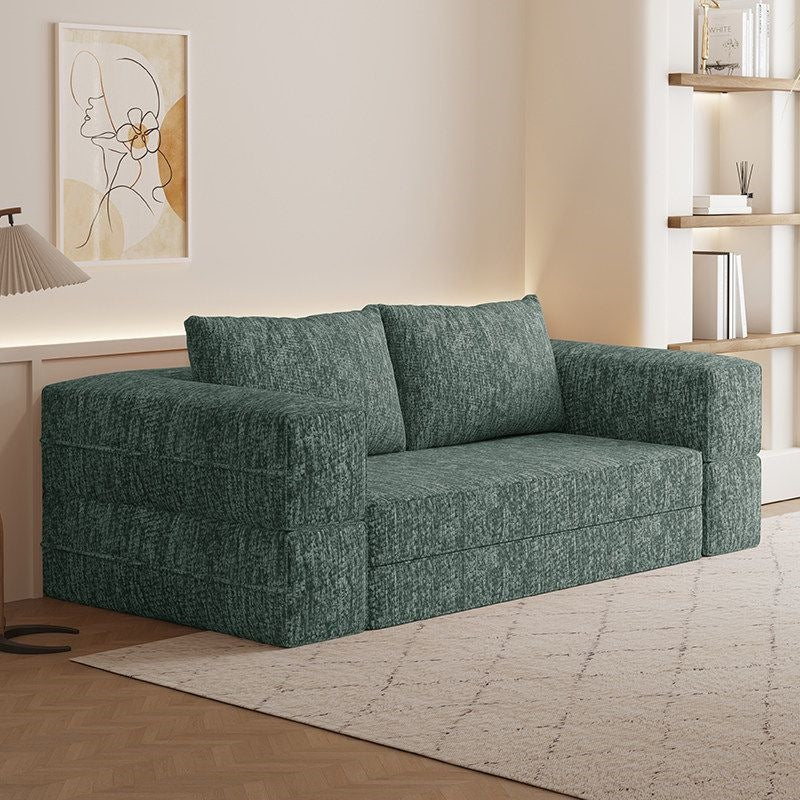 Export vacuum compression foldable sofa dual-purpose small apartment modular sofa bed living room bedroom for home lazy sofa