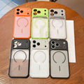 Macaron frosted magnetic phone case for xiaomi 17, apple 16, drop-proof huawei mate 80 protective cover
