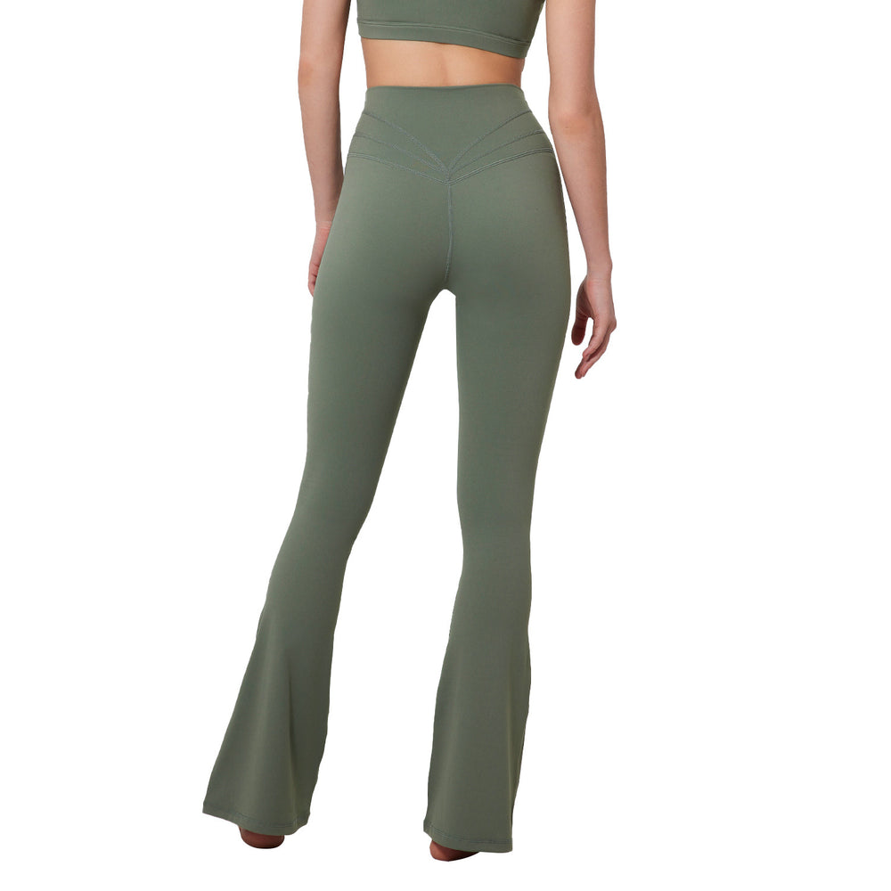 European and american high-waisted wide-leg yoga pants - customizable butt-lifting, tummy-control, flare leg sport leggings for women - direct from the source factory, custom designs welcome