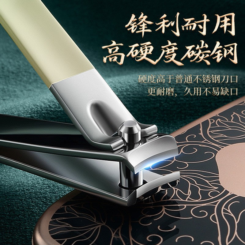 Guochao original stainless steel nail clippers manicure tool bag nail clippers set pedicure knife nail scissors complete set wholesale