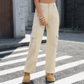 European and american cross-border e-commerce  independent site new streetwear fashion multi-pocket cargo straight-leg denim jeans for women