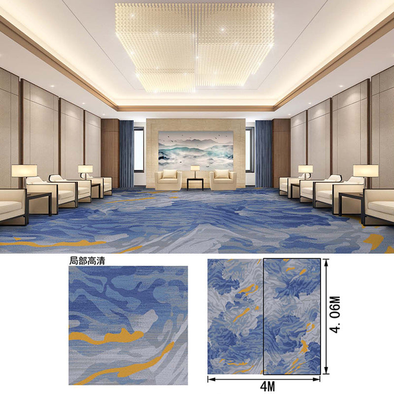 High-end nylon banquet carpet for hotels, stain-resistant and dirt-resistant, suitable for private rooms, conference halls, bedrooms, full coverage, large format, spliced, commercial use