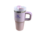 Amazon 14oz handle ice cup 304 stainless steel vacuum insulated cup portable mini car cup