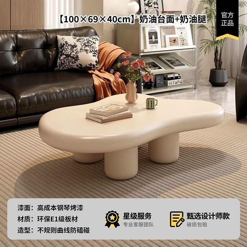 Cloud coffee table for home scandinavian living room tea table new modern casual popular coffee table small apartment cream style coffee table