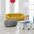 Modern minimalist bubble sofa - designer fabric, trending online, creative football art, curved sofa for home living room