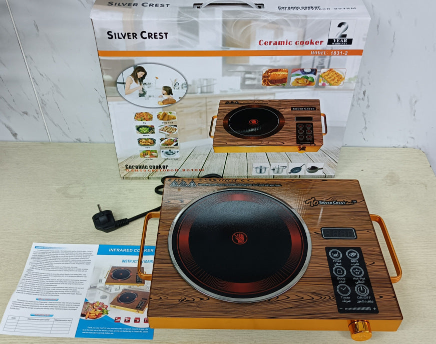 Export export touch single furnace for home high power induction cooker hot pot noodle cooker infrared electric ceramic stove cross-border crystal plate