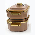 New food warmer new arrivalexport large capacity knob type insulated lunch box 5l-6l insulated tableware 2pcs
