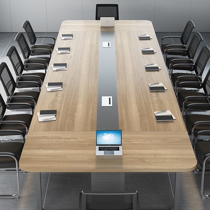 Saint li long table conference table and chairs employee meeting negotiation table office conference table long table