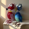 creative flamingo ornaments, handicrafts, metal iron art, home hanging decorations, balcony garden, courtyard, lawn decoration