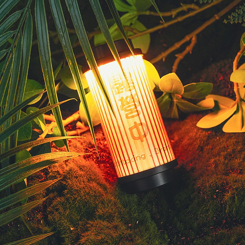 Cross-border Douyin new outdoor camping light multi-function charging atmosphere light retro lighting flashlight waterproof flashlight