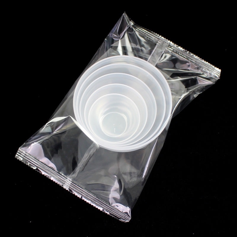 Beauty salon mask bowl no. 1 2#3#4#5 individually packaged plastic bowl 5 specifications suit beauty tool bowl