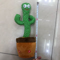 Best selling cactus dancing, singing and talking sand sculpture twisting electric doll interactive ornament stuffed toy
