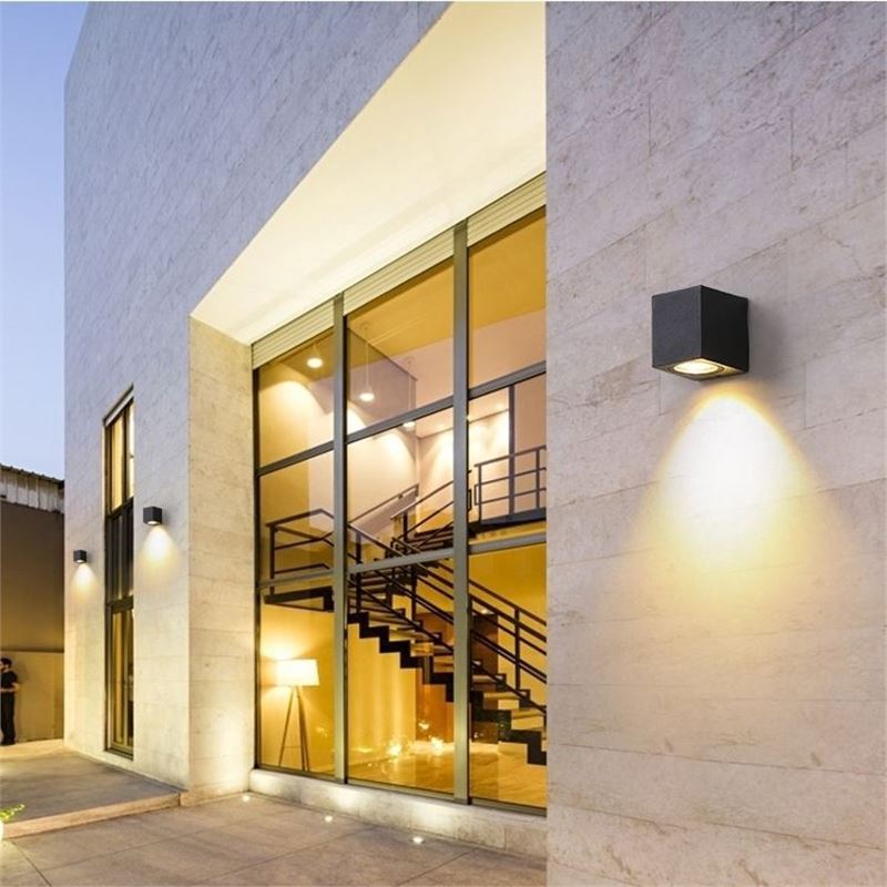 Led wall lamp hotel courtyard balcony waterproof stair aisle outdoor wall washer up and down light wall illumination light