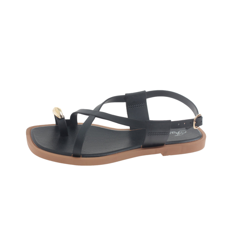 hot-selling new style toe sandals and slippers for women, summer outer wear, popular flat-bottomed roman sandals, one-piece clip-toe women's shoes