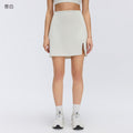High-waisted a-line active skirt - stylish, versatile, slit hem, bodycon fit - perfect for outdoor fitness, tennis, and more (d26050)