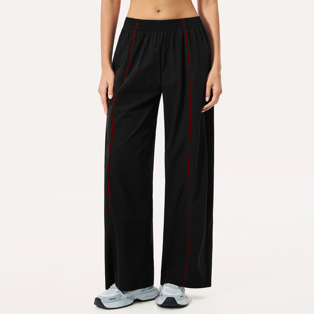 Women's color block active sun protection pants - lightweight, breathable, 3d sun protection, uv resistant, loose fit, workout leggings - 3598