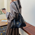 Trendy large capacity multifunctional backpack for women, 2025 autumn collection, versatile commuter shoulder bag, minimalist crossbody bag