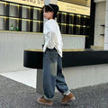 Spring boys' jeans, straight-leg denim pants, new spring/autumn styles for little boys, trendy and cool  collection