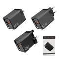 65w gan charger with full protocol fast charging, a+c dual port retractable cable, compatible with apple and huawei fast charging