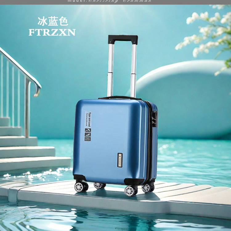 New 18-inch universal wheel trolley case 20-inch boarding case password bag suitcase candy-colored suitcase