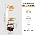 Floor lamp  new arrival medieval style living room classy master bedroom bedside table storage integrated pumpkin cover table lamp