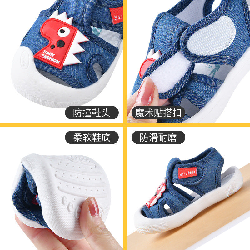 Baby sandals & first walker shoes -  summer new arrivals - sizes 0-1-2 years - soft sole sandals for baby boys & girls