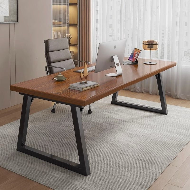 Minimalist office desk modern computer desk desktop double long table gaming desk student desk calligraphy study table