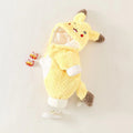 Newborn baby winter cute cartoon clothes, thickened romper/outfit for boys and girls, trendy onesie for crawling and holding
