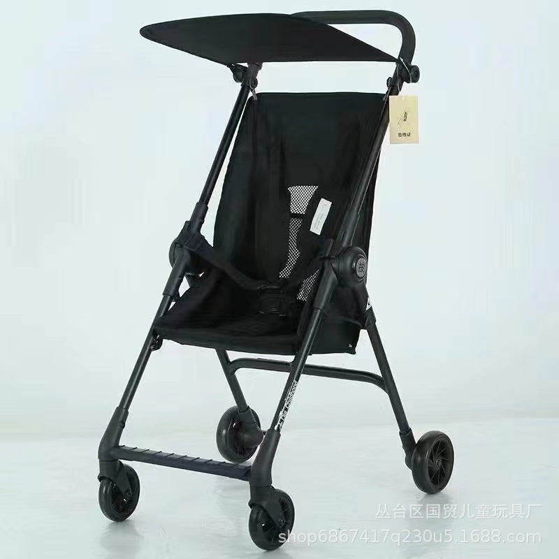 Pocket car Lightweight foldable four-wheeled trolley Station wagon Baby walking artifact Baby stroller