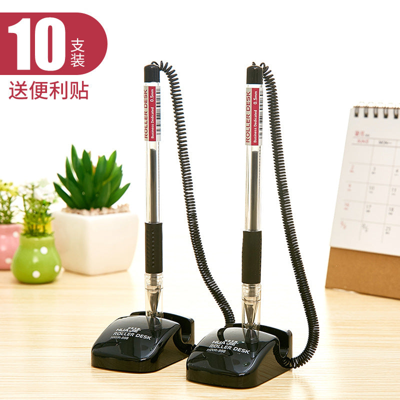 Simple Business Desk Pen Desktop Neutral Pen Classic Counter Special Black Durable Desk Pen Elegant Counter Paste