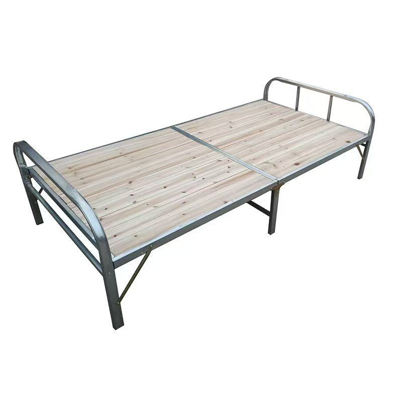 Casual reinforced single bed, foldable single bed, dormitory construction site employee bed, new arrival foldable bed, extra thick foldable bed