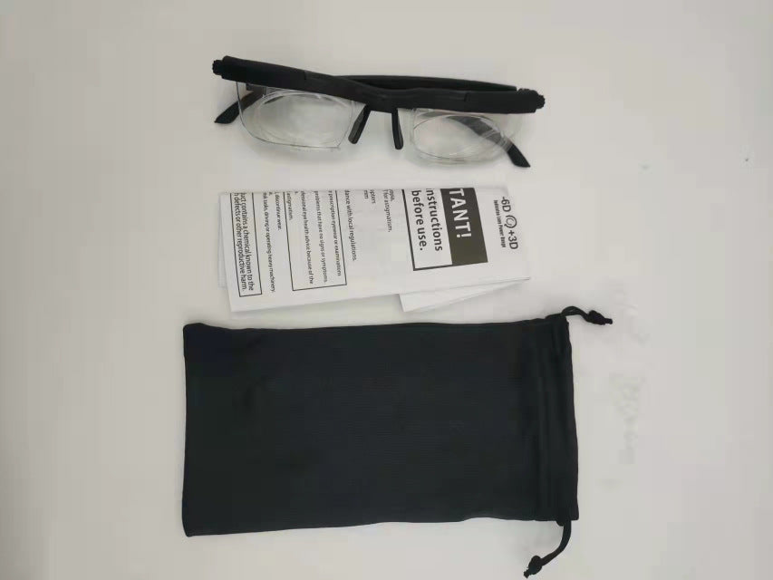 Adjustable focus reading glasses magnifier universal adjustable eyeglasses